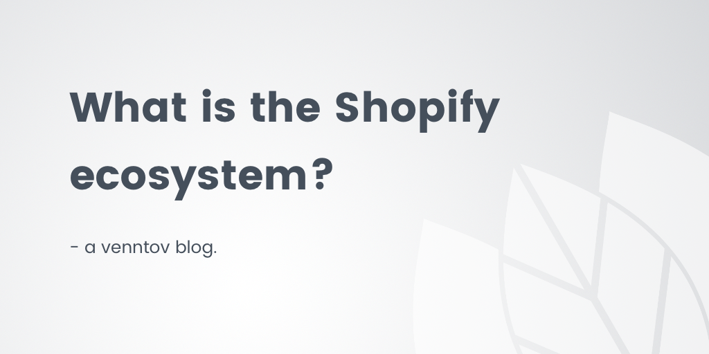 What is the Shopify ecosystem?